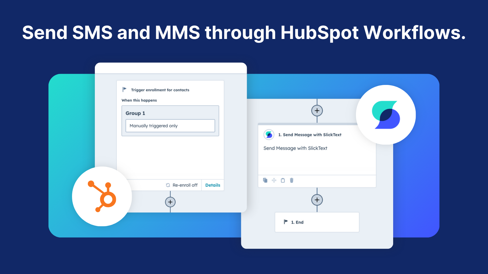 Send SMS and MMS through HubSpot Workflows